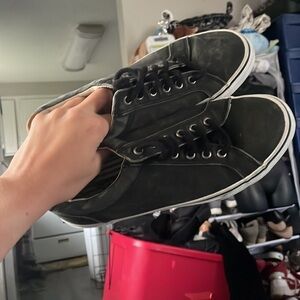 11 womens sperry grey white lace up sneakers topsiders